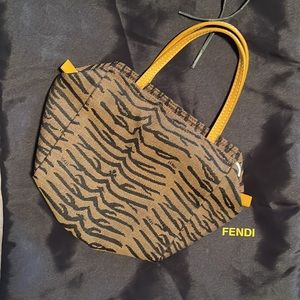 Authentic Fendi Make Up Bag with Dust Cover NWOT